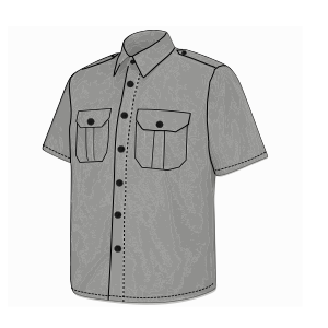 Patron ropa, Fashion sewing pattern, molde confeccion, patronesymoldes.com Camisa Guarda Civil 8065 UNIFORMES Camisas